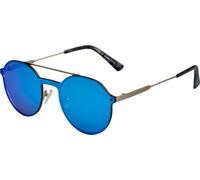 LOURENZO Lunettes de soleil rondes en métal pour hommes et femmes