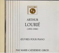 Lourié : 5 Preludes, Syntheses, Piano Gosse, Emploi du Temps