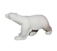 L'ours blanc, de Pompon - H. 18 cm - sculpture en résine peinte à la main
