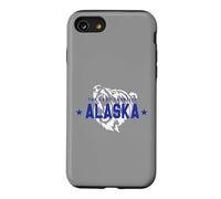 l'ours d'Alaska Alaska La Dernière Frontière Vintage Rétro Coque pour iPhone SE (2020) / 7/8