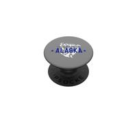l'ours d'Alaska Alaska La Dernière Frontière Vintage Rétro PopSockets PopGrip Adhésif