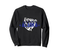 l'ours d'Alaska Alaska La Dernière Frontière Vintage Rétro Sweatshirt