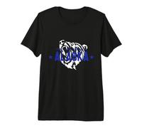 l'ours d'Alaska Alaska La Dernière Frontière Vintage Rétro T-Shirt Haut de Gamme