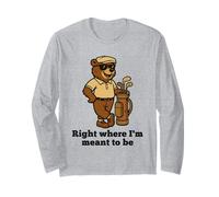 l'ours de Golf est exactement là où Je suis censé être Manche Longue