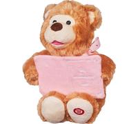 L'ours en peluche interactif raconte des histoires roses