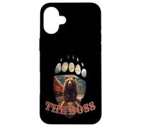 l'ours Grizzly Boss du Parc National Banff Coque pour iPhone 16 Plus