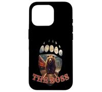 l'ours Grizzly Boss du Parc National Banff Coque pour iPhone 16 Pro