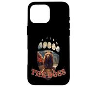 l'ours Grizzly Boss du Parc National Banff Coque pour iPhone 16 Pro Max