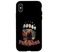 l'ours Grizzly Boss du Parc National Banff Coque pour iPhone X/XS