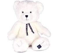 L'ours Mailou couleur blanc neige - 35cm Bleu