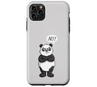l'ours Panda Dit Non Veut dire Non, il s'oppose à Tout ce Qui est Anti-Opinion Coque pour iPhone 11 Pro Max