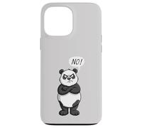 l'ours Panda Dit Non Veut dire Non, il s'oppose à Tout ce Qui est Anti-Opinion Coque pour iPhone 13 Pro Max