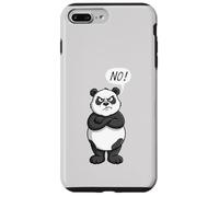 l'ours Panda Dit Non Veut dire Non, il s'oppose à Tout ce Qui est Anti-Opinion Coque pour iPhone 7 Plus/8 Plus