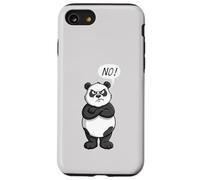 l'ours Panda Dit Non Veut dire Non, il s'oppose à Tout ce Qui est Anti-Opinion Coque pour iPhone SE (2020) / 7/8
