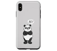 l'ours Panda Dit Non Veut dire Non, il s'oppose à Tout ce Qui est Anti-Opinion Coque pour iPhone XS Max