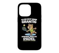 l'ours Rigolo du Padel n'est Pas Toujours Grincheux - Je Coque pour iPhone 14 Pro Max