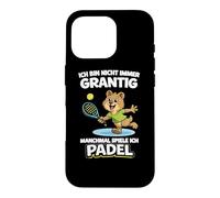 l'ours Rigolo du Padel n'est Pas Toujours Grincheux - Je Coque pour iPhone 16 Pro