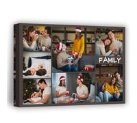 Lousrion Seven Image Impression sur toile avec texte personnalisé pour une touche élégante à la maison et un merveilleux cadeau pour vos amis, votre famille ou d'autres personnes importantes