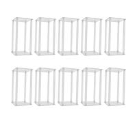 lousriyy Lot de 10 supports de fleurs de mariage en acrylique de 20x20x40cm,Haut Mariage Sellette Metal Pour tables jusqu'à 8kg par pièce,Vases rectangulaires pour toutes sortes d'événements festifs