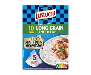 L'ouSTUCRU SELECTION - Riz Long Prêt en 10 Min, Texture Aérée Parfumée, 5x90g - Lot De 4