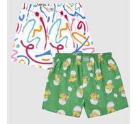 Lousy Livin 2Pack Boxer Kueken & Lin sous-Vêtements Coton Biologique