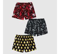 Lousy Livin 3-Pack De Boxers Nuit Tombe Sous-Vêtements Bio-Coton