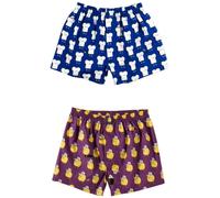 Lousy Livin Boxer Lousy 2Pack Toast & Citron Royal / Violet sous-Vêtements Homme