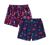 Lousy Livin Boxers 'Cerise & Baie 2 Paquet' Sous-Vêtements Coton