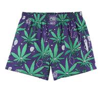 Lousy Livin Boxers Weedy (Sky Blue), Purple Haze, M