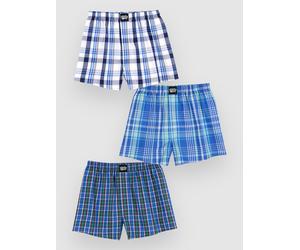 Lousy Livin Checkered 3Pack Boxer bleu L