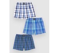 Lousy Livin Checkered 3Pack Boxer bleu M