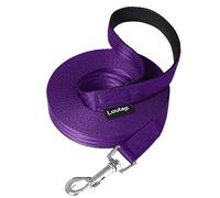 Loutep Laisse de dressage pour chiens de 3 m, 5 m, 10 m, 15 m, 20 m, 25 m, 30 m, corde en nylon robuste avec poignée rembourrée pour chiens de petite, moyenne et grande taille, pour promener, obéir et