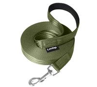 Loutep Laisse de dressage pour chiens de 3 m, 5 m, 10 m, 15 m, 20 m, 25 m, 30 m, corde en nylon robuste avec poignée rembourrée pour chiens de petite, moyenne et grande taille, pour promener, obéir et