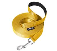 Loutep Laisse de dressage pour chiens de 3 m, 5 m, 10 m, 15 m, 20 m, 25 m, 30 m, corde en nylon robuste avec poignée rembourrée pour chiens de petite, moyenne et grande taille, pour promener, obéir et