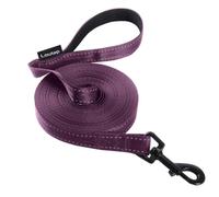 Loutep Laisse de dressage réfléchissante pour chiens de 3 m, 5 m, 10 m, 15 m, 20 m, 25 m, 30 m - Corde en nylon robuste avec poignée rembourrée pour chiens de petite, moyenne et grande taille - Pour
