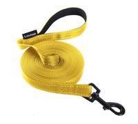 Loutep Laisse de dressage réfléchissante pour chiens de 3 m, 5 m, 10 m, 15 m, 20 m, 25 m, 30 m - Corde en nylon robuste avec poignée rembourrée pour chiens de petite, moyenne et grande taille - Pour