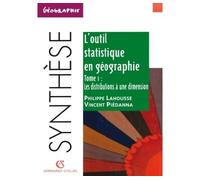 L'outil statistique en géographie - outil statistique en géographie Tome 1 - Vincent Piédanna - Armand Colin - Livre