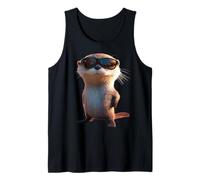 Loutre avec Lunettes de Soleil J'aime Loutre de Mer Martres Débardeur