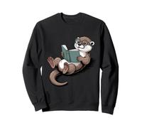 Loutre de Lecture - Art Animal Mignon pour Les Esprits intelligents Sweatshirt