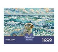 Loutre de mer 1000 Pièces Jigsaw Puzzle Animaux Famille Classiques Jeu Éduchatif Qualité Supérieure Jouets 70x50cm/1000pcs