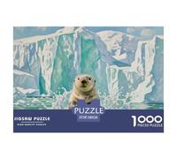 Loutre de mer 1000 Pièces Jigsaw Puzzle Animaux pour Adultes Artistique Jeu Éduchatif Qualité Supérieure Jouets 38x26cm/1000pcs