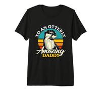 Loutre d'élevage rétro to an Otterly Amazing Dad T-Shirt Haut de Gamme