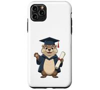 Loutre diplômée avec Chapeau académique Coque pour iPhone 11 Pro Max