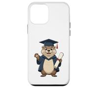 Loutre diplômée avec Chapeau académique Coque pour iPhone 12 Mini