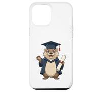 Loutre diplômée avec Chapeau académique Coque pour iPhone 12 Pro Max