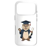 Loutre diplômée avec Chapeau académique Coque pour iPhone 17 Pro
