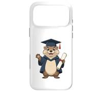 Loutre diplômée avec Chapeau académique Coque pour iPhone 17 Pro Max