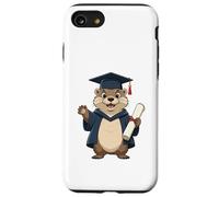Loutre diplômée avec Chapeau académique Coque pour iPhone SE (2020) / 7/8