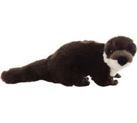Uni-Toys Eco-Line Loutre Debout en Peluche 100% recyclée Longueur 25 cm