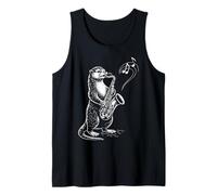 Loutre Jouant du Saxophone Fanfare Débardeur